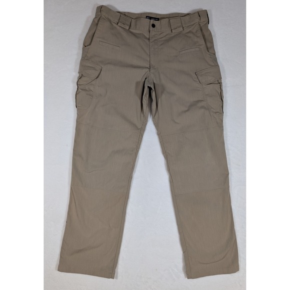 511 5.11 Tactical Stryke Pants Pant Men 38x34 Beige Tan Gorp Utility Knee Flex - Picture 2 of 9